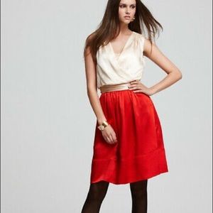 Tory Burch Darya 100% Silk colorblock dress